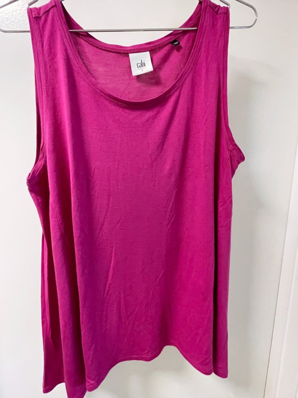 CABI Sleeveless Tank Top Magenta/ Hot Pink, Small